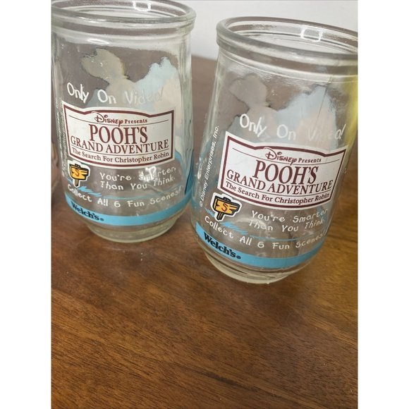 Welch's Jelly Jars Disney Glass Winnie the Pooh and Tigger Lion King Set 4 - Picture 4 of 8